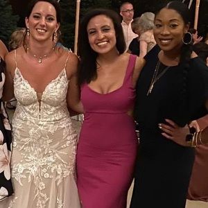 Tempting Fate Magenta Cutout Maxi Dress